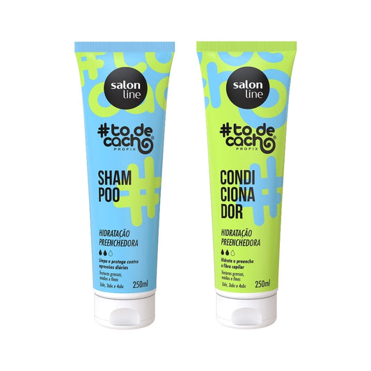 Kit Shampoo e Condicionador #todecacho Hidratação Preenchedora