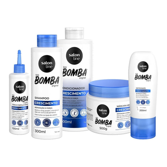 Kit SOS Bomba Original com Defrizante e Tônico Salon Line