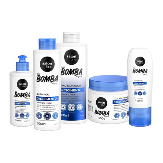 Kit Bomba de Crescimento Capilar Saúdavel Salon Line