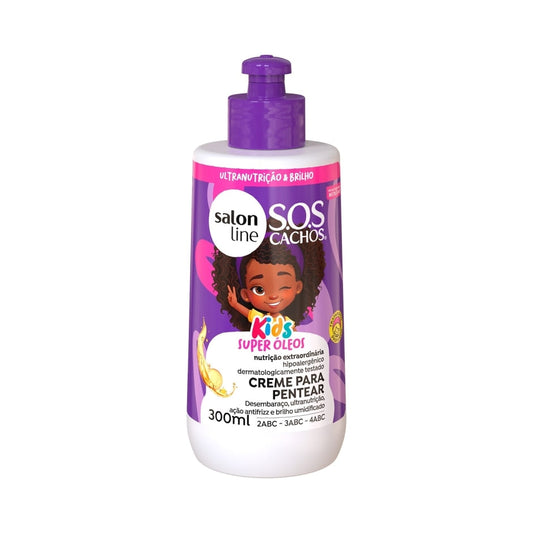 Creme Para Pentear SOS Cachos Kids Super Óleos 300ml