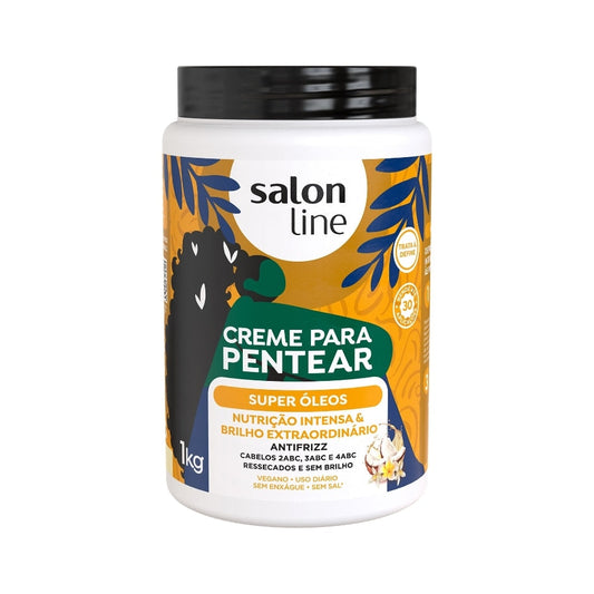 Creme Para Pentear Super Óleos Salon Line 1L