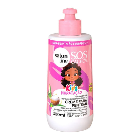 Creme para Pentear SOS Cachos Kids Hidratação Salon Line 300ml