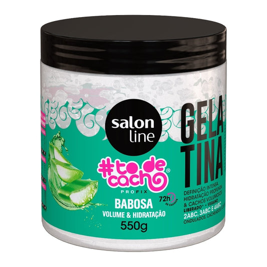 Gelatina Babosa #todecacho Volume e Hidratação Salon Line 550g